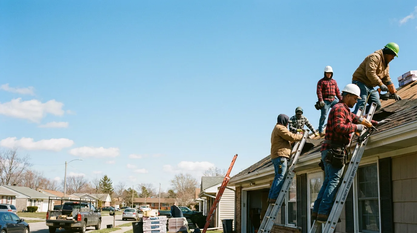 Roofing in Spencerville, IN near me